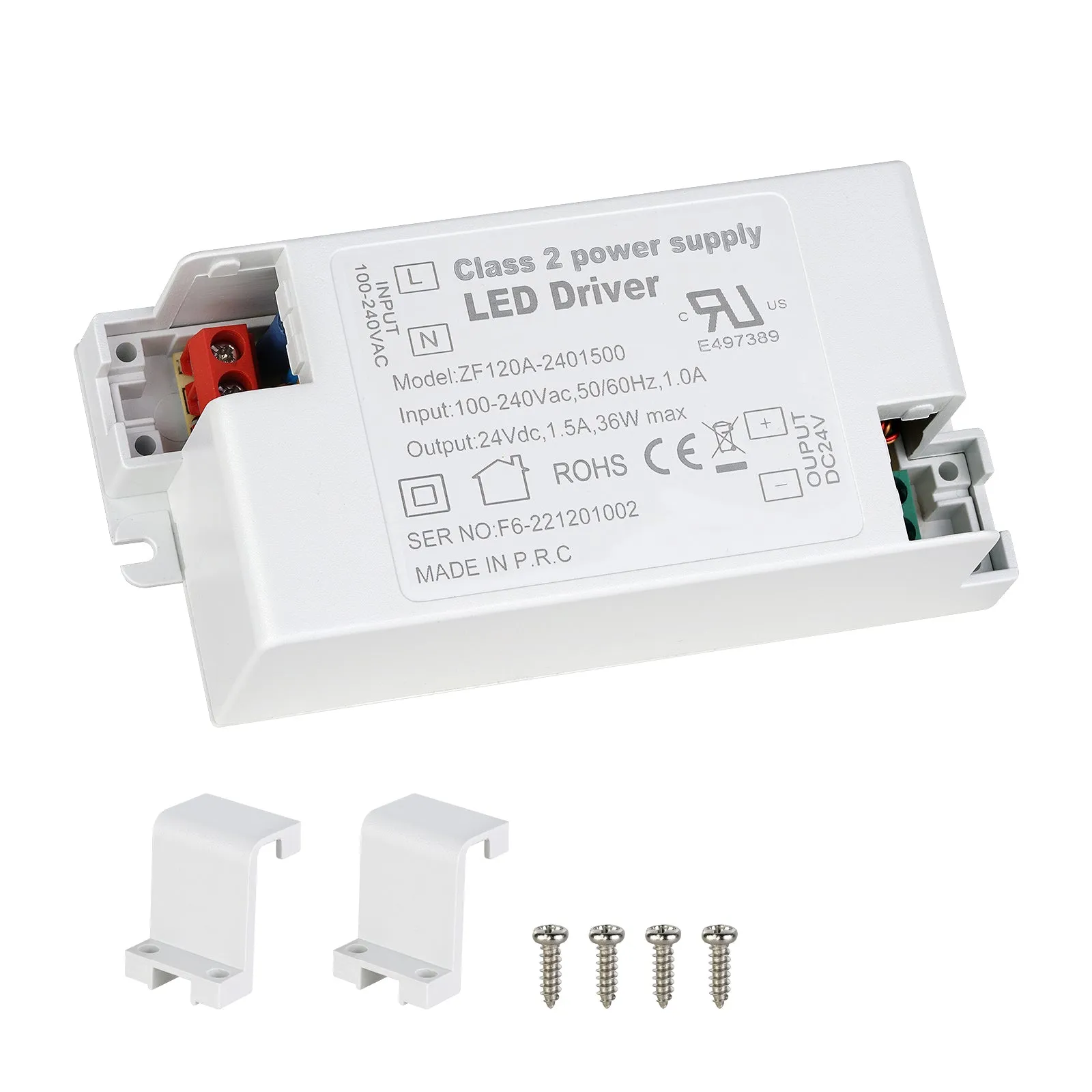 AC 100V 240V to DC 12V 24V Driver Transformer Power Supply for LED Strip Lights Constant Voltage LED Projects Dimmable