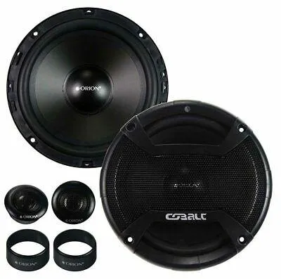 Orion Cobalt CT-CK655 6.5" 6-1/2" 450W 4-Ohm Component Car Audio Speakers