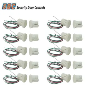 SDC - MC-4 - Door Position Sensor - Magnetic Switch - SPDT - Fire Rated - 30VDC - Pack of 10